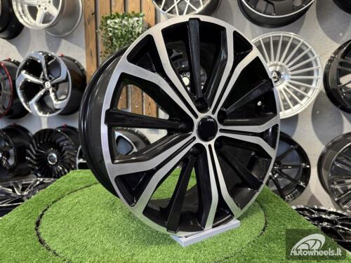 Ratlankis R17x7  5X108  ET  46  65.1  BK591  Black Polished (MB)  For PEUG  (P)