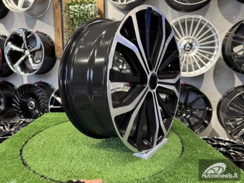 Ratlankis R17x7  5X108  ET  46  65.1  BK591  Black Polished (MB)  For PEUG  (P)