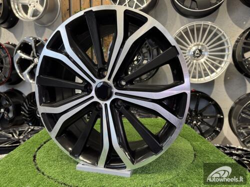 Ratlankis R17x7  5X108  ET  46  65.1  BK591  Black Polished (MB)  For PEUG  (P)