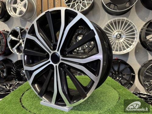 Ratlankis R17x7  5X108  ET  46  65.1  BK591  Black Polished (MB)  For PEUG  (P)