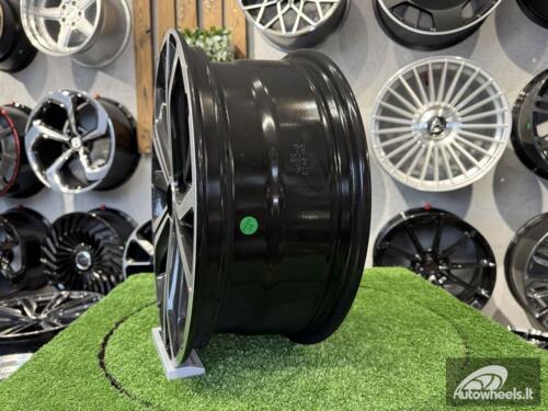 Ratlankis R17x7  5X108  ET  46  65.1  BK591  Black Polished (MB)  For PEUG  (P)