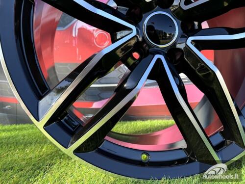Ratlankis R17x7.5  5X100  ET  40  57.1  BK690  (BY1126)  Black Polished (MB)  For AUD  (Z2)