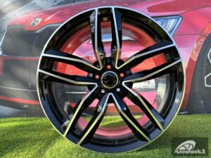 Ratlankis R17x7.5  5X100  ET  40  57.1  BK690  (BY1126)  Black Polished (MB)  For AUD  (Z2)