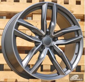 Ratlankis R20x9  5X112  ET  37  66.5  BK690  (BY1126)  Grey Polished Half Matt (MGHM)  AUD  (Z2)