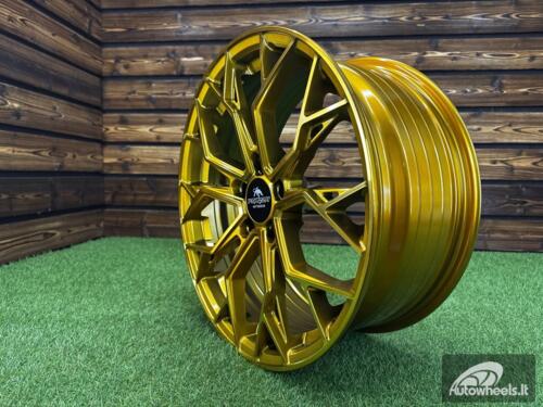 Ratlankis Forzza Titan 8,5X19 5X120 ET32 72,56 Golden Amber