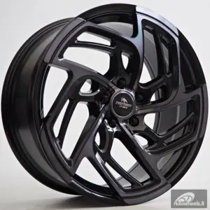 Ratlankis Forzza Turbo 8,5X19 5X112 ET42 66,45 Black Magic Machined