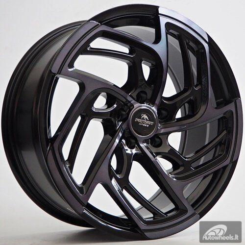 Ratlankis Forzza Turbo 8,5X19 5X112 ET42 66,45 Black Magic Machined