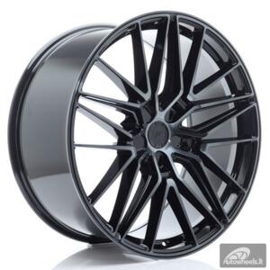 JR Wheels JR38 22x10,5 ET10-46 5H BLANK Black Brushed w/Tinted Face