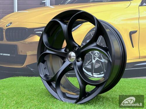 Ratlankis Rolo 8X19 5X110 ET33 65,1 Satin Black