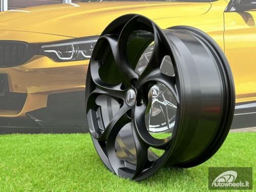 Ratlankis Rolo 8X19 5X110 ET33 65,1 Satin Black