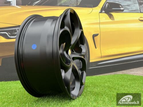 Ratlankis Rolo 8X19 5X110 ET33 65,1 Satin Black