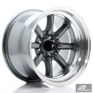 JR Wheels JR19 15x9 ET-13 4x100/114 Gun Metal