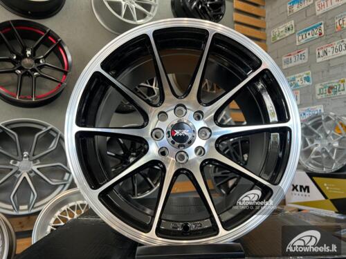 Ratlankis JDM Multi spoke 15X8.25J 4X100/4X108 ET0 73.1 Black polished