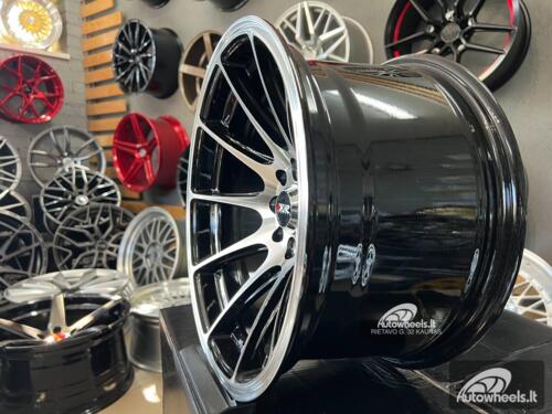 Ratlankis JDM Multi spoke 15X8.25J 4X100/4X108 ET0 73.1 Black polished