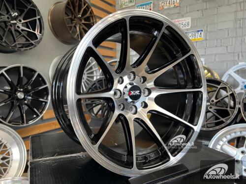 Ratlankis JDM Multi spoke 15X8.25J 4X100/4X108 ET0 73.1 Black polished