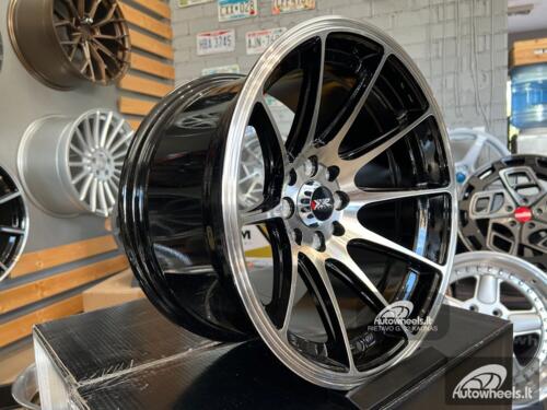 Ratlankis JDM Multi spoke 15X8.25J 4X100/4X108 ET0 73.1 Black polished