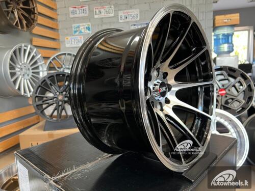 Ratlankis JDM Multi spoke 15X8.25J 4X100/4X108 ET0 73.1 Black polished