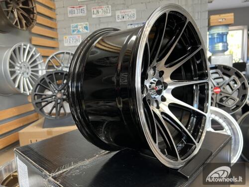 Ratlankis JDM Multi spoke 15X8.25J 4X100/4X108 ET0 73.1 Black polished