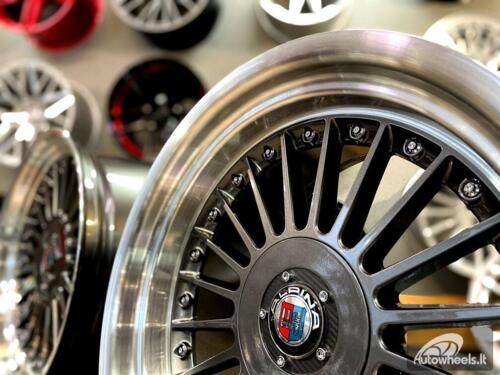 Ratlankis Alpina style with lip 17X9J 4X100/5X100 ET15 73.1 Grey with polished lip
