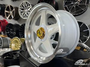 Ratlankis Ferrari Azev style 17X8.5J 4X100/4X114.3 ET25 73.1 White with polished lip