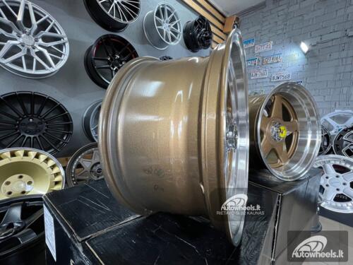 Ratlankis Ferrari Azev style 17X8.5J 4X100/114.3 ET25 73.1 Bronze with polished lip