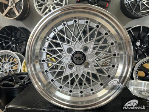 Ratlankis SSR Mesh style 15X8.25J 4X100 ET20 73.1 Silver with polished lip
