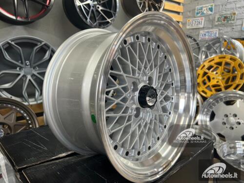 Ratlankis SSR Mesh style 15X8.25J 4X100 ET20 73.1 Silver with polished lip