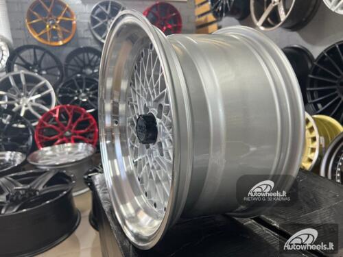 Ratlankis SSR Mesh style 15X8.25J 4X100 ET20 73.1 Silver with polished lip
