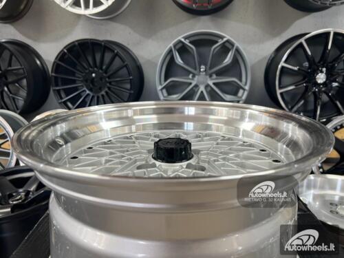Ratlankis SSR Mesh style 15X8.25J 4X100 ET20 73.1 Silver with polished lip