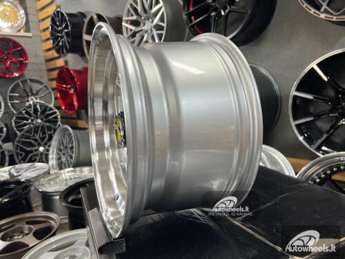Ratlankis Ferrari Billet style 15X8.25J 4X100/5X100 ET20 73.1 Silver with polished lip