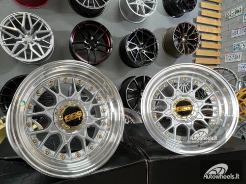 Ratlankis BBS RS JDM style 15X8J 4X100/4X114.3 ET0 73.1 Silver with polished lip