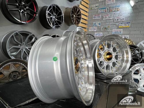 Ratlankis BBS RS JDM style 15X8J 4X100/4X114.3 ET0 73.1 Silver with polished lip