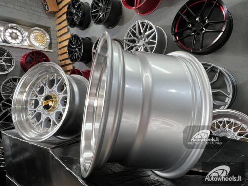 Ratlankis BBS RS JDM style 15X8J 4X100/4X114.3 ET0 73.1 Silver with polished lip