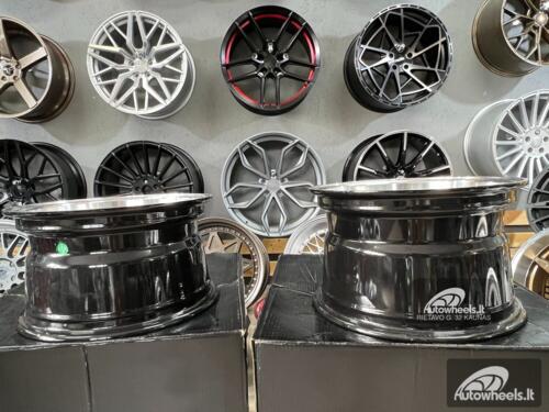 Ratlankis BBS RS JDM style 15X8J 4X100/4X114.3 ET0 73.1 Black with polished lip