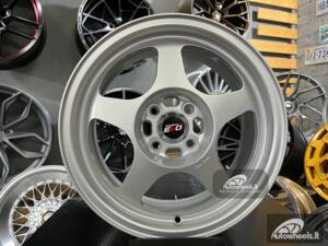 Ratlankis Slipstream Ultra light 4.8KG. 15X7J 4X100 ET35 73.1 Silver