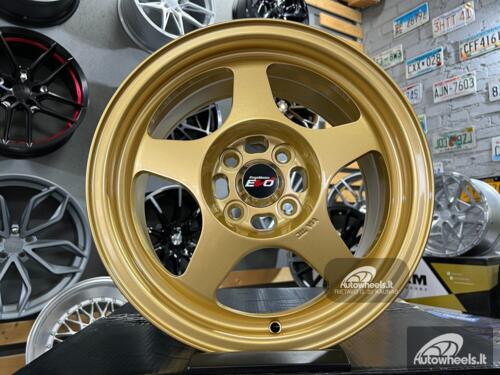 Ratlankis Slipstream Ultra light FlowForming 4.8KG. | R15X7J 4X100 ET35 73.1 Gold