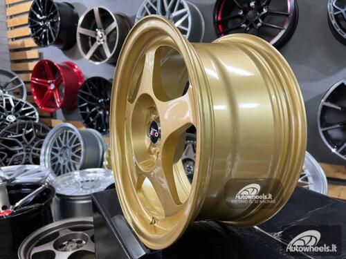 Ratlankis Slipstream Ultra light FlowForming 4.8KG. | R15X7J 4X100 ET35 73.1 Gold