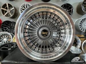 Ratlankis Emitz Grey JDM style 15X8J 4X100/5X100 ET0 73.1 Grey with polished lip