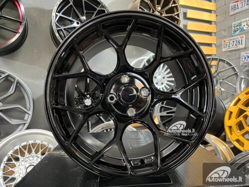 Ratlankis HRE Concave style 15X8.25J 4X100 ET0 73.1 Black