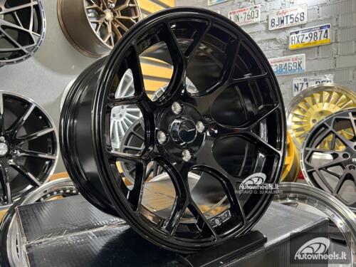 Ratlankis HRE Concave style 15X8.25J 4X100 ET0 73.1 Black