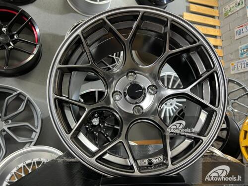 Ratlankis HRE Concave style 15X8.25J 4X100 ET0 73.1 Hyper black