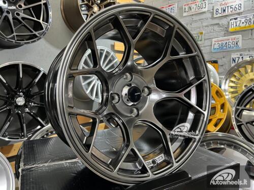 Ratlankis HRE Concave style 15X8.25J 4X100 ET0 73.1 Hyper black