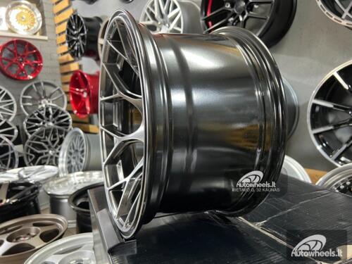 Ratlankis HRE Concave style 15X8.25J 4X100 ET0 73.1 Hyper black