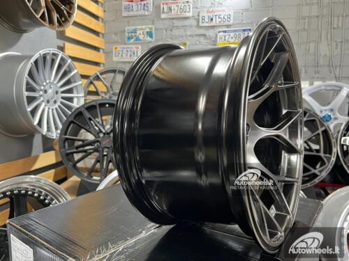 Ratlankis HRE Concave style 15X8.25J 4X100 ET0 73.1 Hyper black