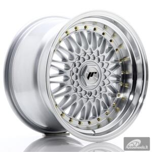 JR Wheels JR9 17x10 ET20 BLANK Silver w/Machined Lip