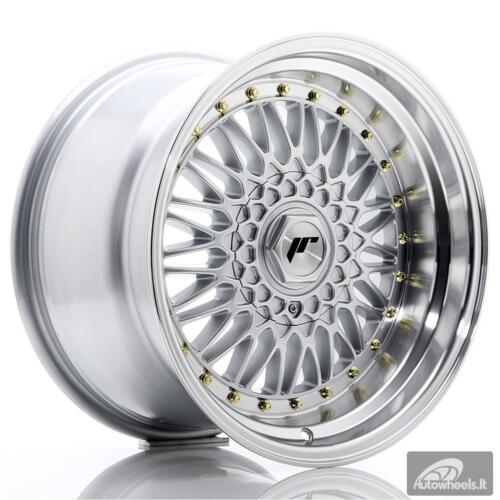 JR Wheels JR9 17x10 ET20 BLANK Silver w/Machined Lip