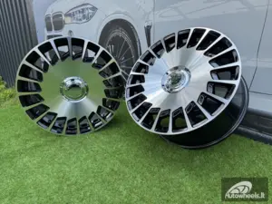 Ratlankis R20x9.5  5X112  ET  35  66.6  B1464  Black Polished (MB)  For MER  (P+Z1)  (MAYBACH (Front+Rear))