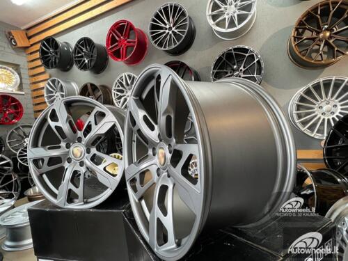 Ratlankis Forged Porsche Taycan Turismo style 21X11.5J 5X130 ET66 71,5 Satin gunmetal