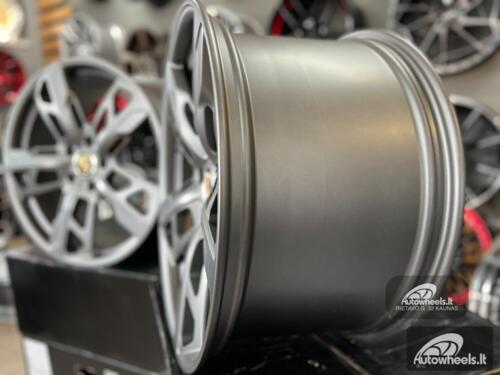 Ratlankis Forged Porsche Taycan Turismo style 21X11.5J 5X130 ET66 71,5 Satin gunmetal