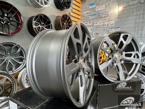 Ratlankis Forged Porsche Taycan Turismo style 21X11.5J 5X130 ET66 71,5 Satin gunmetal